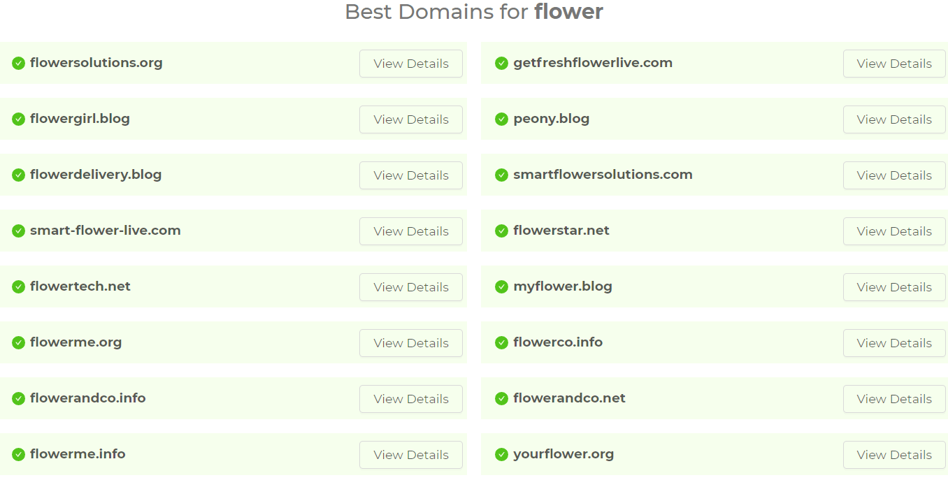 Генерація доменів за ключовим словом в сервісі DomainWheel