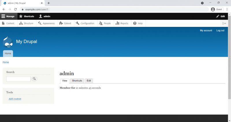 drupal admin toolbar not showing for some users