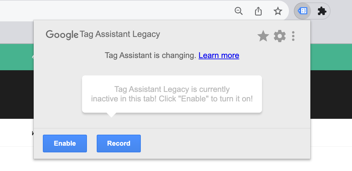 расширение google tag assistant
