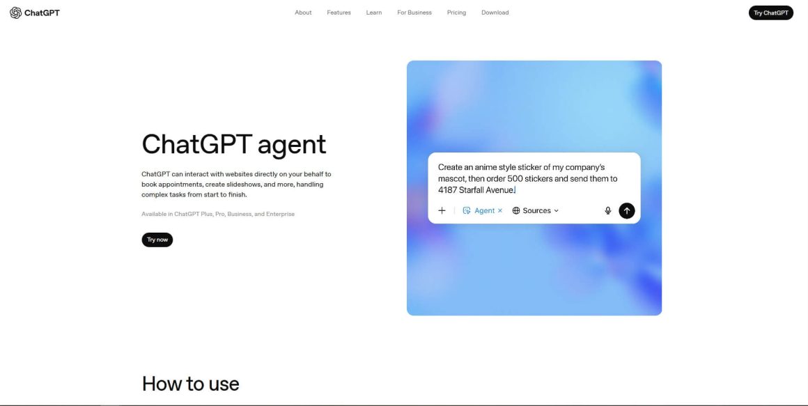 ai agent app ChatGPT