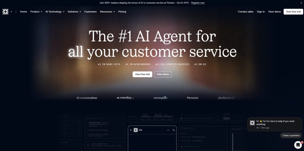 AI agent Fin AI