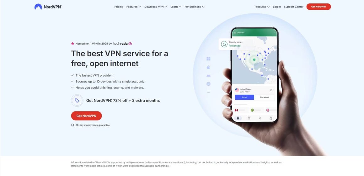 лучший впн для пк NordVPN