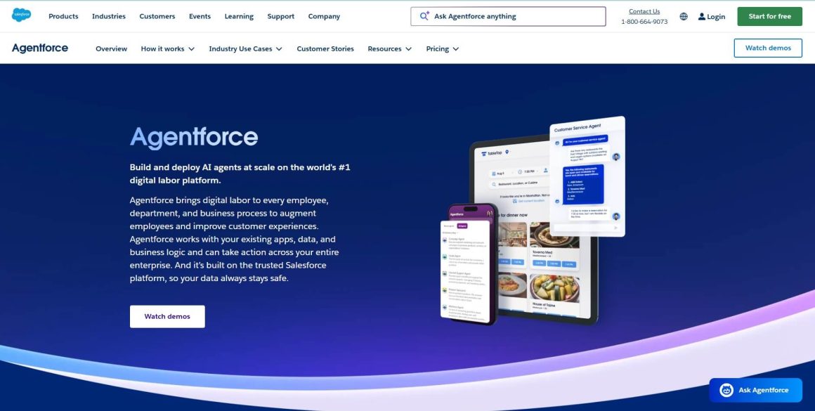 best ai platform SalesForce