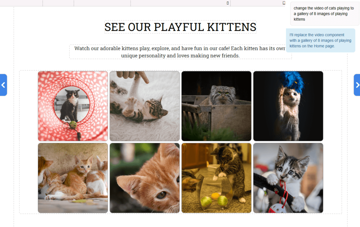 Редагування сайту через ШІ в Site.pro