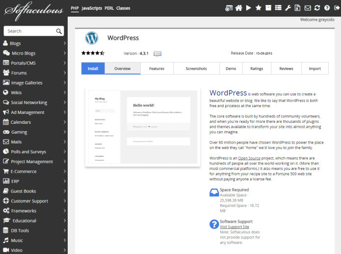 Установка WordPress