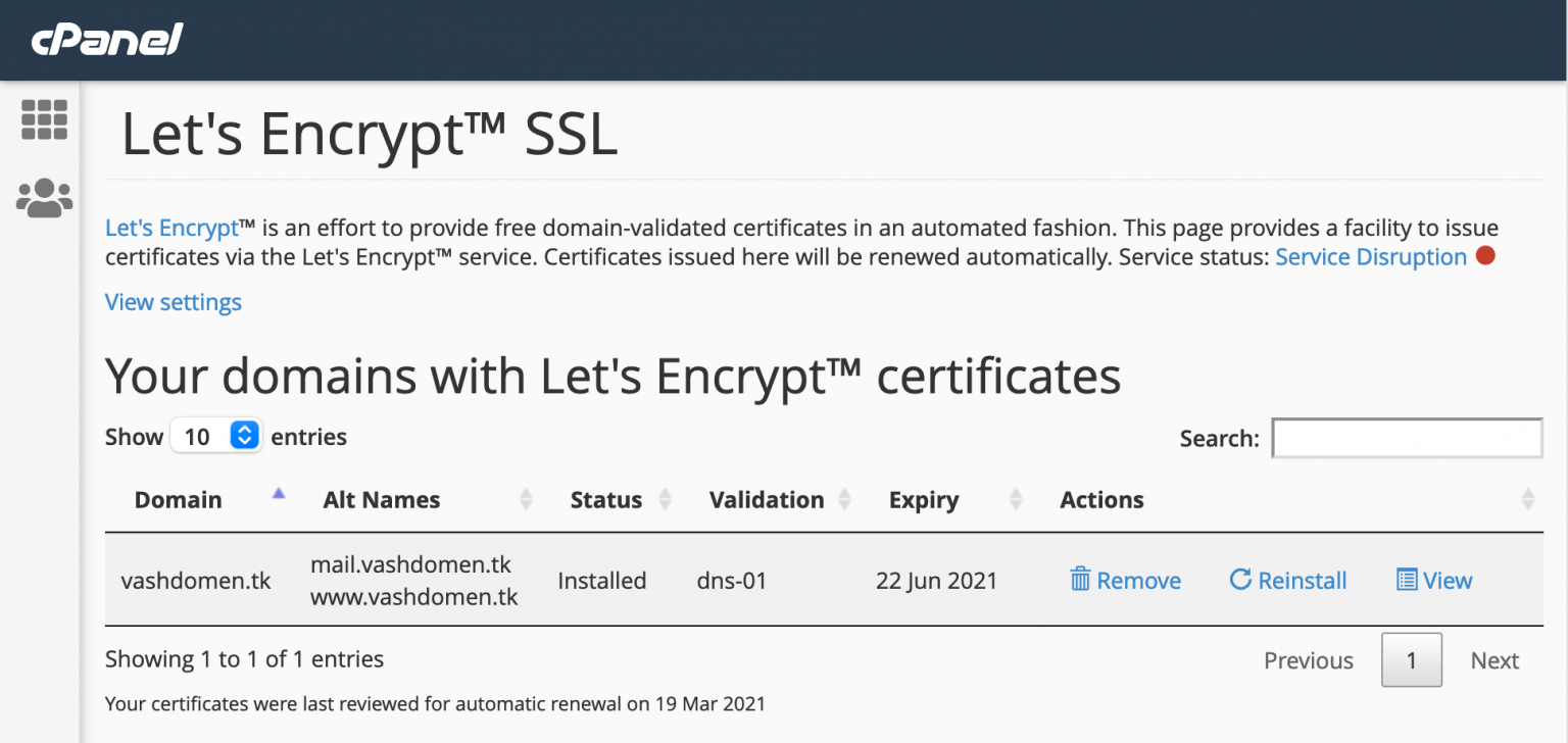 Letsencrypt получить сертификат вручную для windows