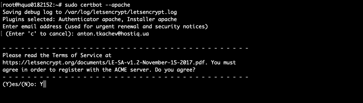 Сгенерировать бесплатный сертификат Let's Encrypt. Шаг №2 — правила пользования