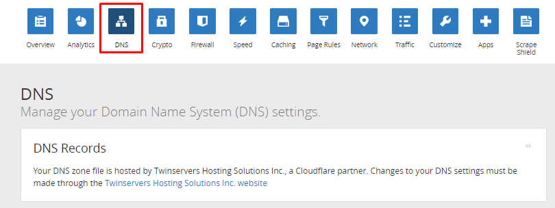 DNS записи доменного имени
