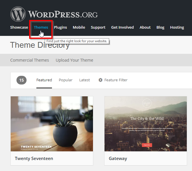 Загрузка темы WordPress с других ресурсов