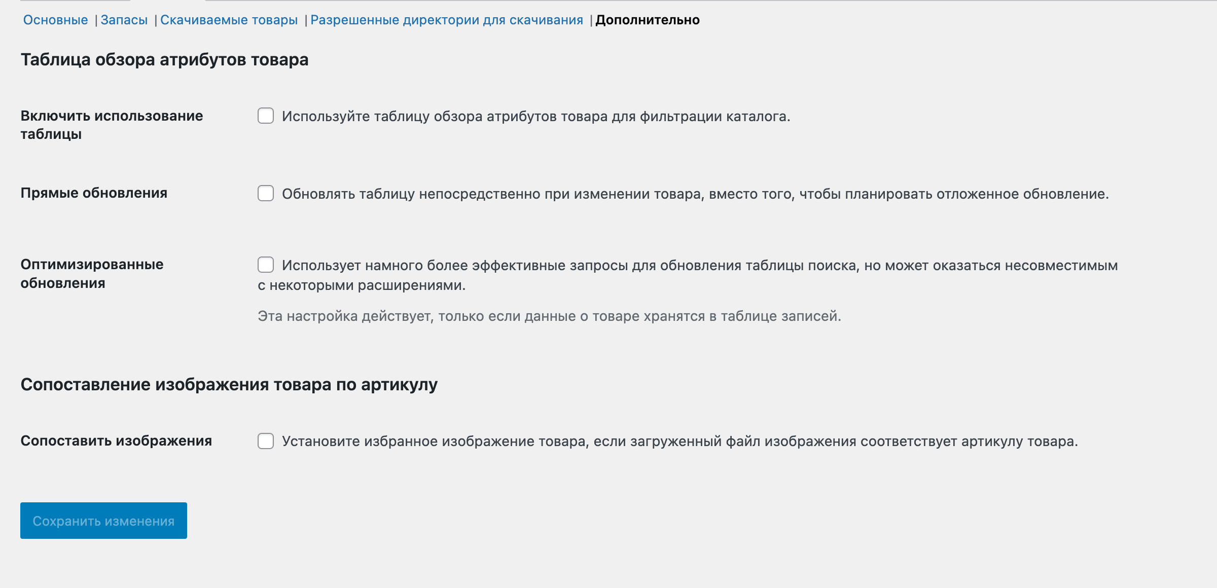 Додаткові налаштування товарів у WooCommerce