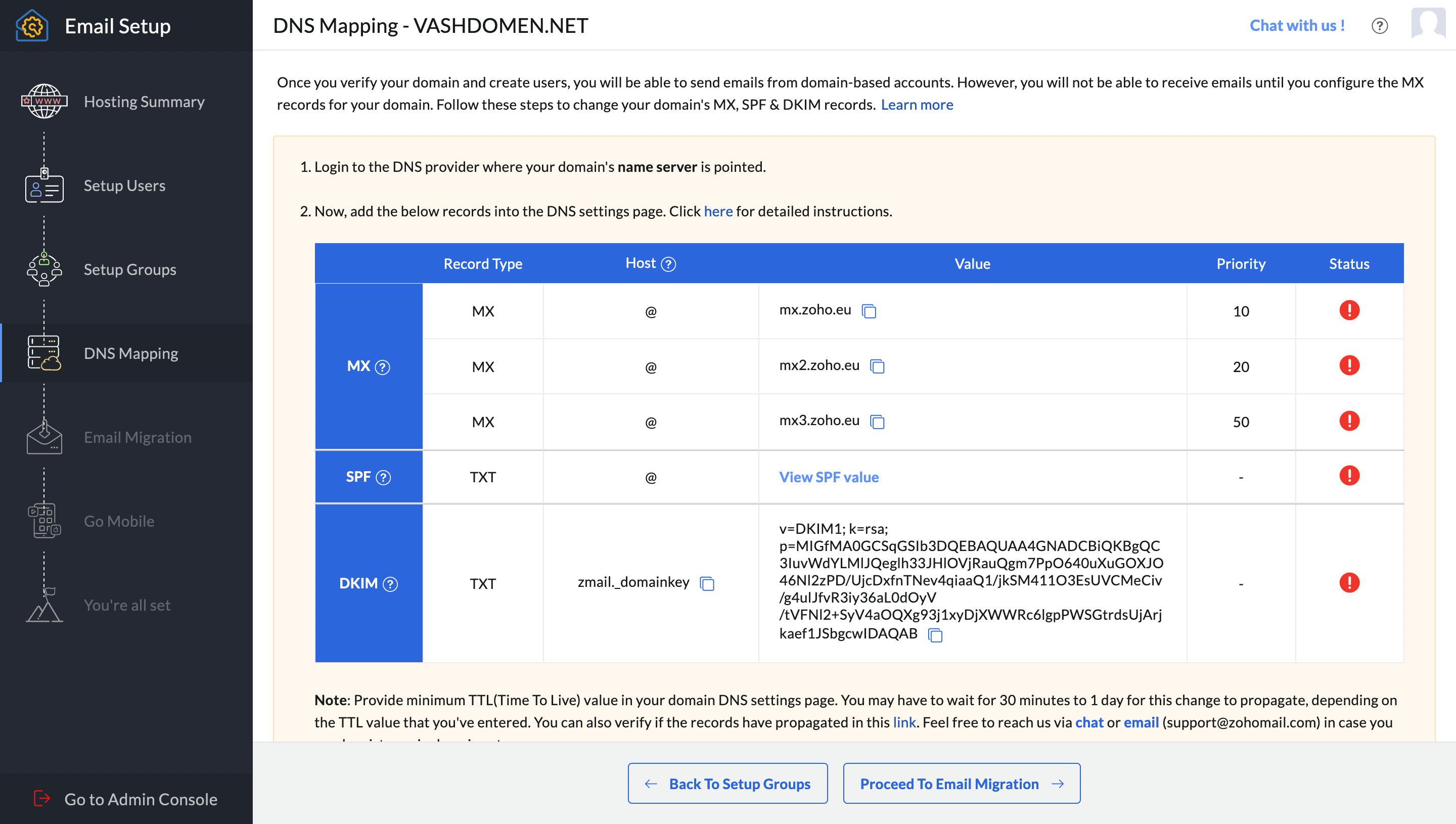 Как создать корпоративную почту со своим доменом | HOSTiQ Wiki